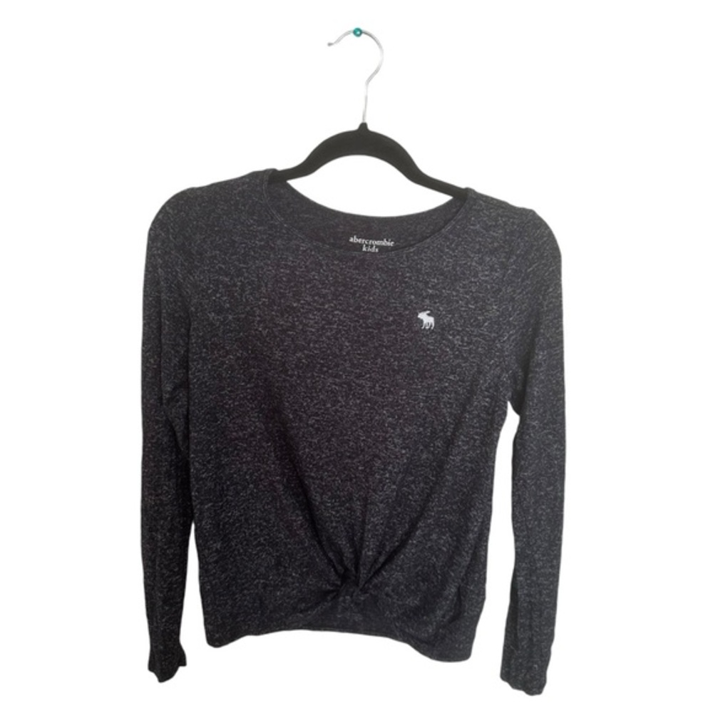 5 for $30 Abercrombie Kids Girls Gray Lightweight Sweater Shirt Sz 15/16 Stretch